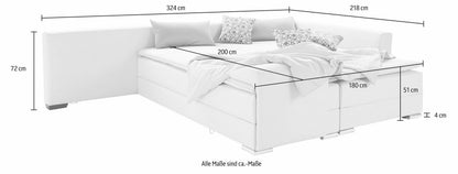 Ecksofa "DAY&NIGHT" von INOSIGN mit Bettfunktion grau