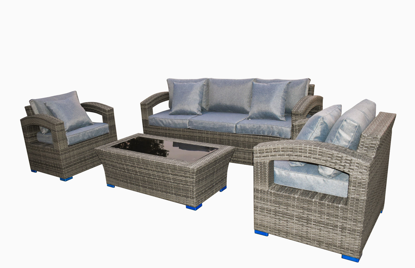 Rattan Lounge Set FLORIDA - For relaxing moments outdoors