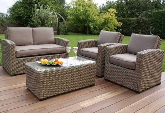 Rattan lounge set VENICE - For relaxing moments outdoors