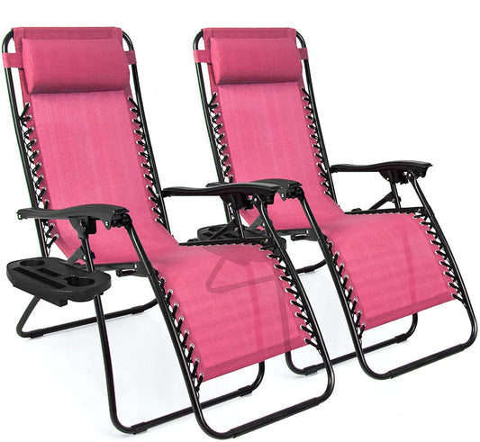 Premium Sonnenliege - Wetterfest & Ergonomisch, pink