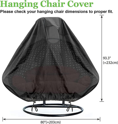 Schutzhülle für 2-er Rattan Hängesessel