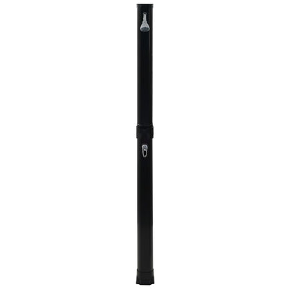 Solardusche Klappbar Schwarz 214 cm 23 L