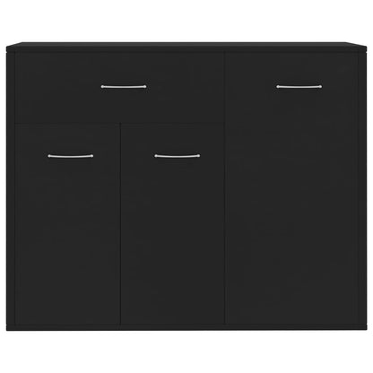 Sideboard Schwarz 88x30x70 cm Holzwerkstoff