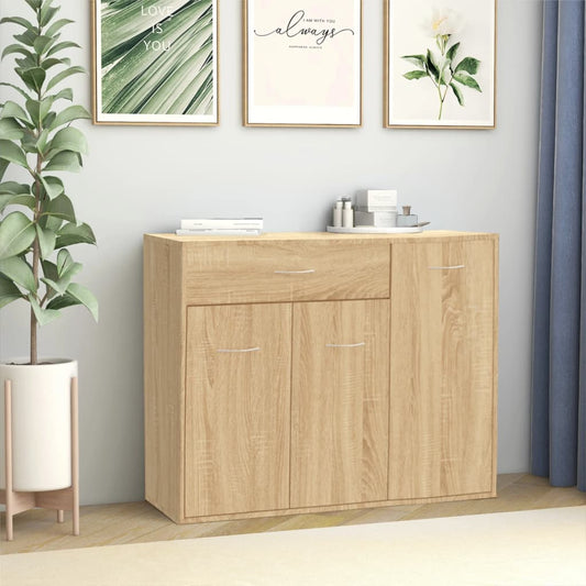 Sideboard Sonoma-Eiche 88x30x70 cm Holzwerkstoff