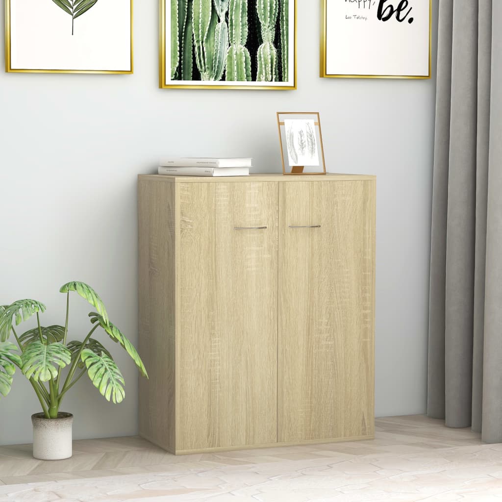 Sideboard Sonoma-Eiche 60x30x75 cm Holzwerkstoff