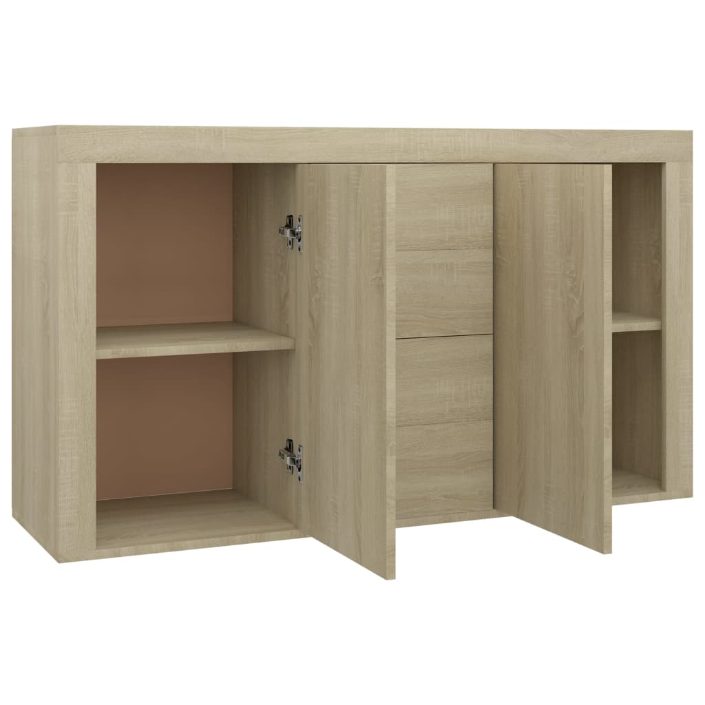 Sideboard Sonoma-Eiche 120x36x69 cm Holzwerkstoff