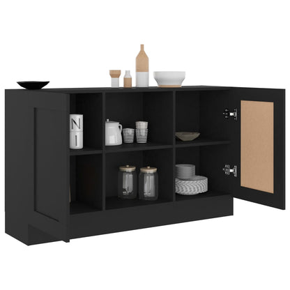 Sideboard Schwarz 120x30,5x70 cm Holzwerkstoff