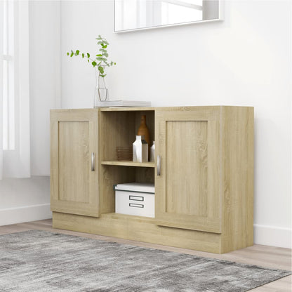 Sideboard Sonoma-Eiche 120x30,5x70 cm Holzwerkstoff