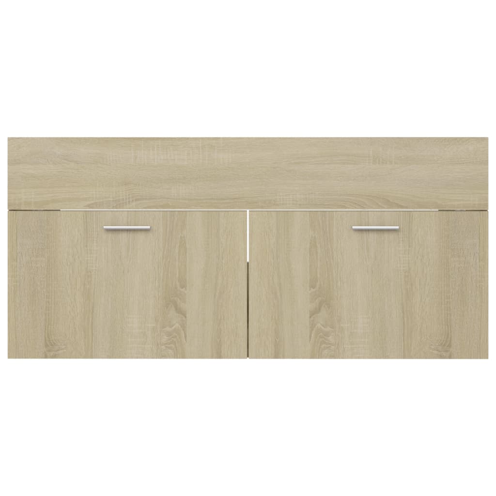 Waschbeckenunterschrank Sonoma-Eiche 100x38,5x46cm