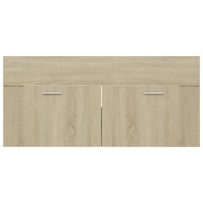 Waschbeckenunterschrank Sonoma-Eiche 100x38,5x46cm