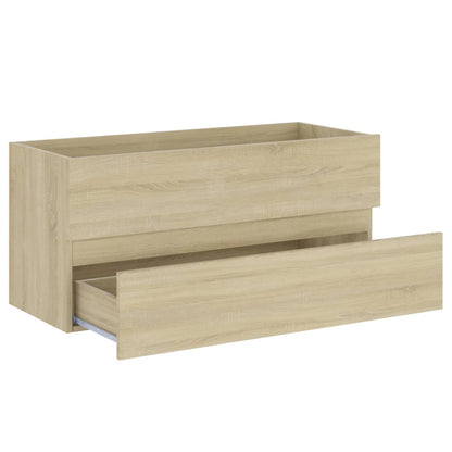 Waschbeckenunterschrank Sonoma-Eiche 100x38,5x45 cm