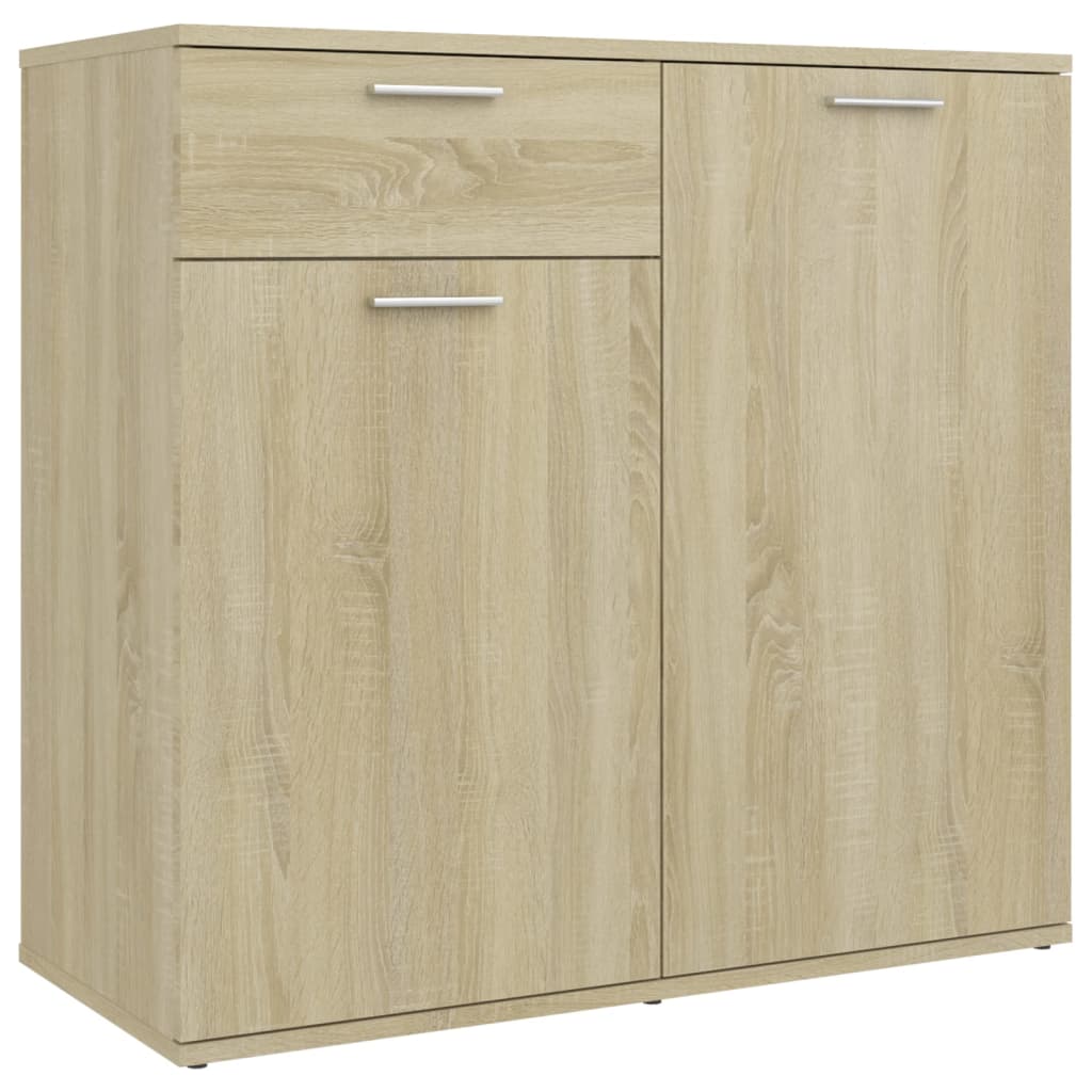 Sideboard Sonoma-Eiche 80x36x75 cm Holzwerkstoff