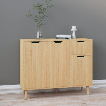 Sideboard Sonoma-Eiche 90x30x72 cm Holzwerkstoff