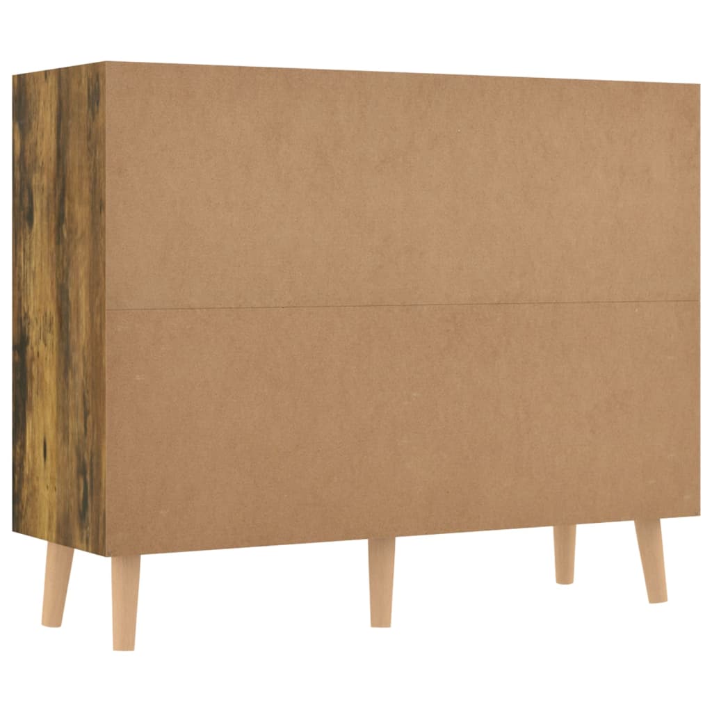 Sideboard Räuchereiche 90x30x72 cm Holzwerkstoff