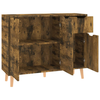 Sideboard Räuchereiche 90x30x72 cm Holzwerkstoff