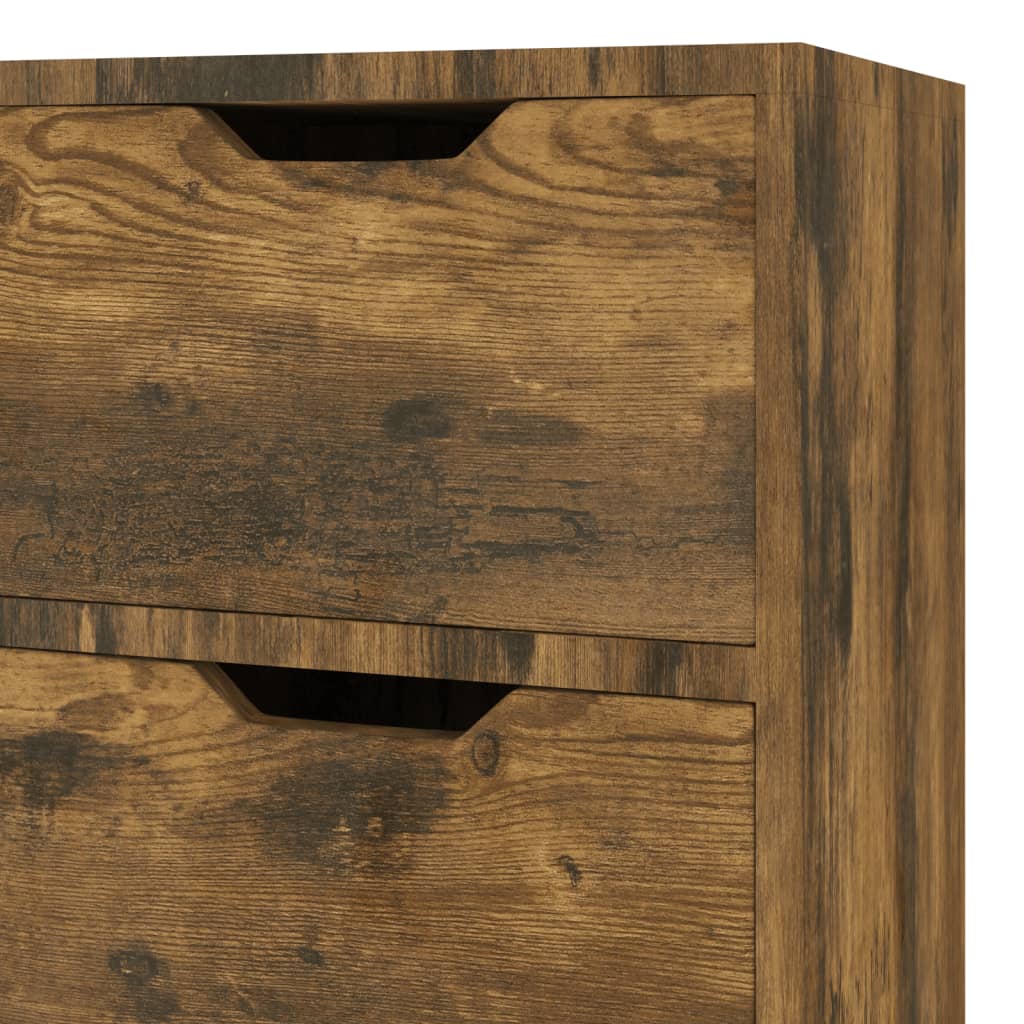 Sideboard Räuchereiche 90x30x72 cm Holzwerkstoff