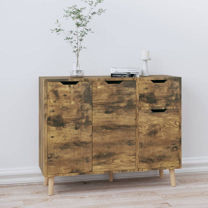 Sideboard Räuchereiche 90x30x72 cm Holzwerkstoff