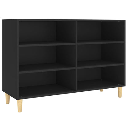 Sideboard Schwarz 103,5x35x70 cm Holzwerkstoff