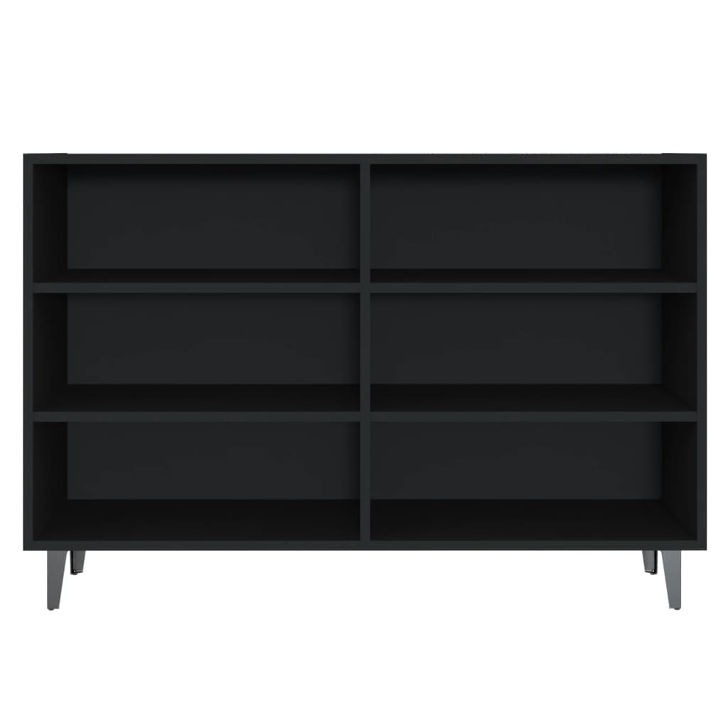 Sideboard Schwarz 103,5x35x70 cm Holzwerkstoff