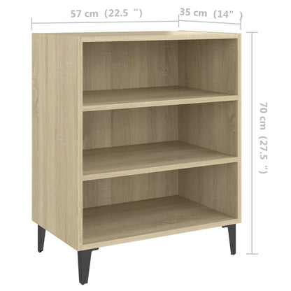 Sideboard Sonoma-Eiche 57x35x70 cm Holzwerkstoff