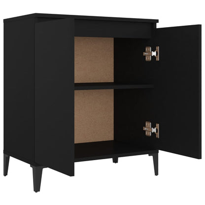 Sideboard Schwarz 60x35x70 cm Holzwerkstoff