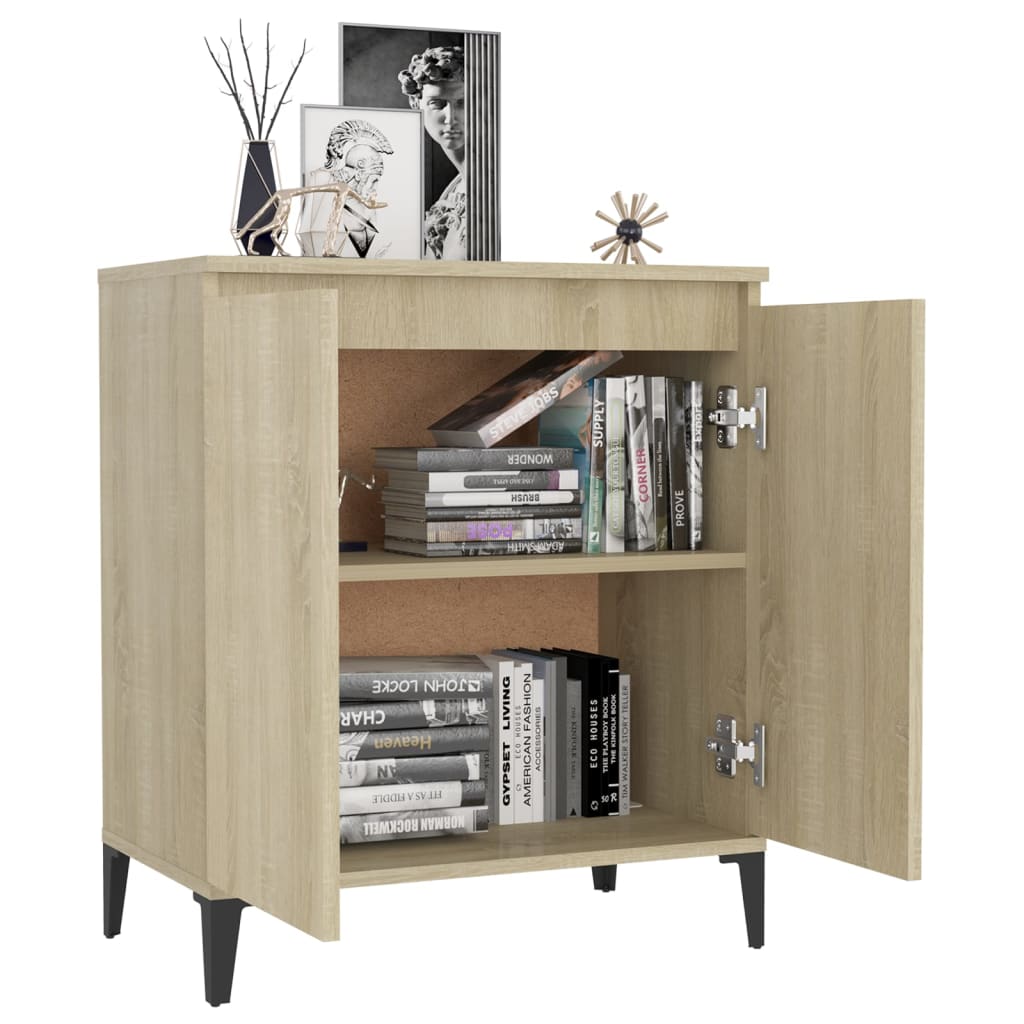 Sideboard Sonoma-Eiche 60x35x70 cm Holzwerkstoff