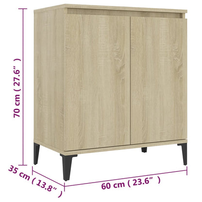 Sideboard Sonoma-Eiche 60x35x70 cm Holzwerkstoff