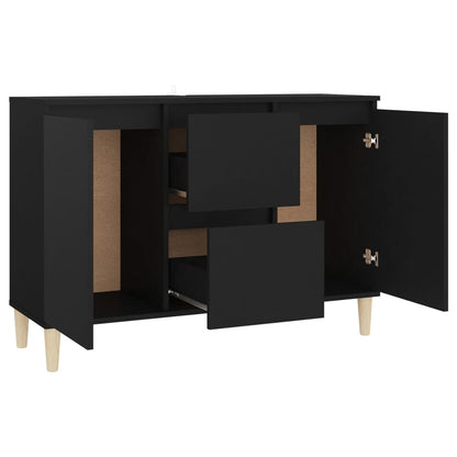 Sideboard Schwarz 101x35x70 cm Holzwerkstoff