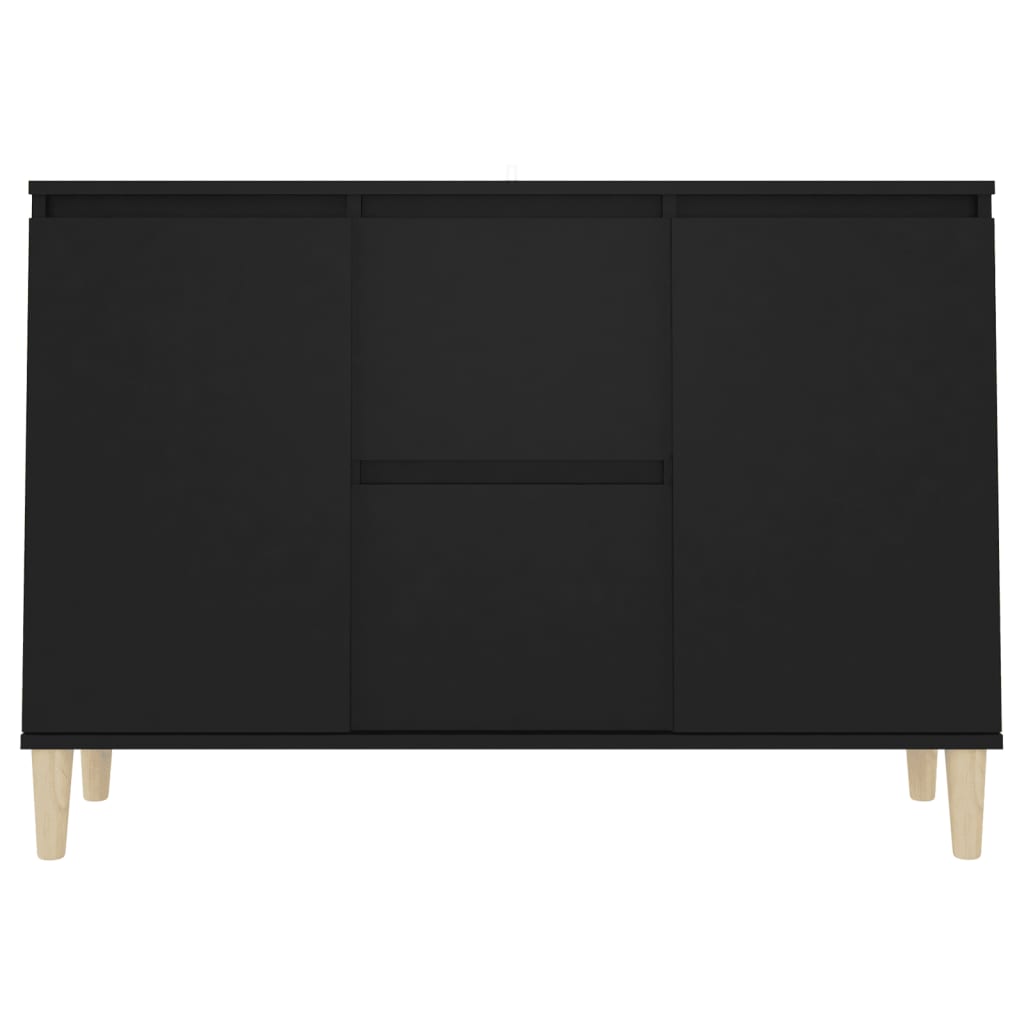 Sideboard Schwarz 101x35x70 cm Holzwerkstoff