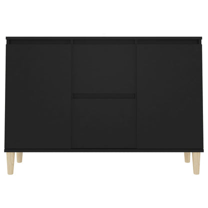 Sideboard Schwarz 101x35x70 cm Holzwerkstoff