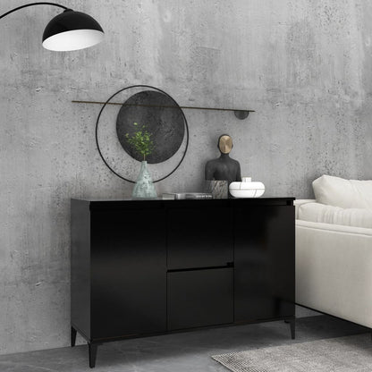 Sideboard Schwarz 104x35x70 cm Holzwerkstoff