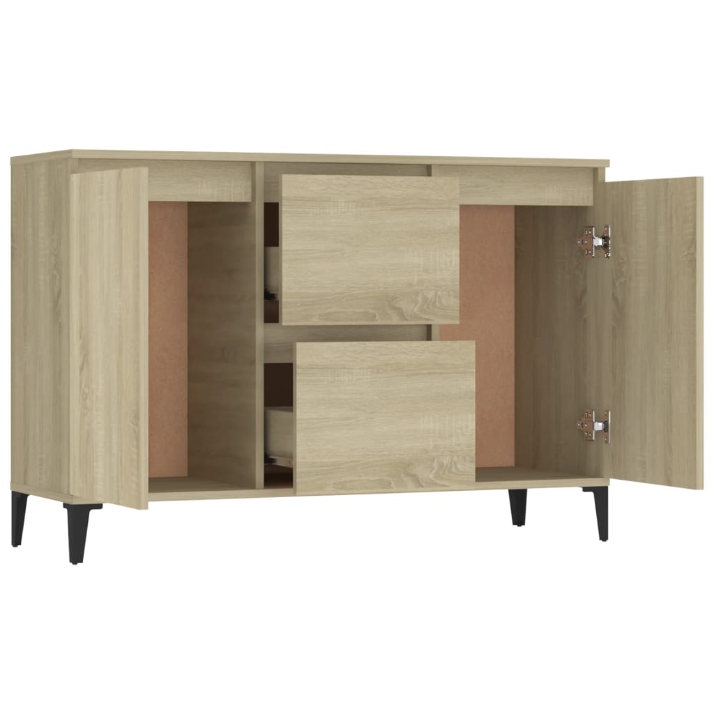 Sideboard Sonoma-Eiche 104x35x70 cm Holzwerkstoff