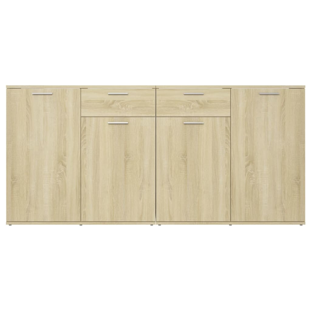 Sideboard Sonoma-Eiche 160x36x75 cm Holzwerkstoff