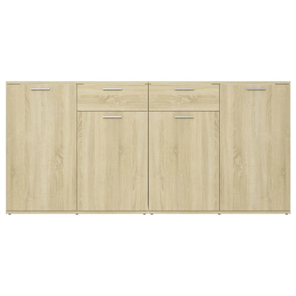 Sideboard Sonoma-Eiche 160x36x75 cm Holzwerkstoff