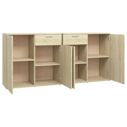 Sideboard Sonoma-Eiche 160x36x75 cm Holzwerkstoff