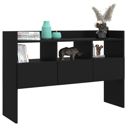 Sideboard Schwarz 105x30x70 cm Holzwerkstoff