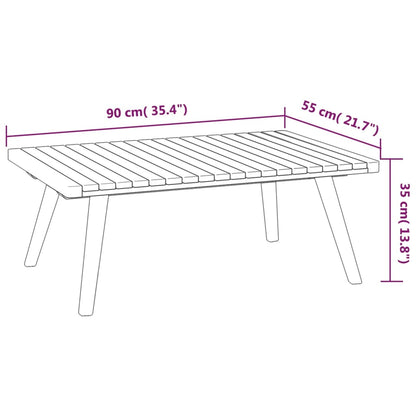 11-tlg. Garten-Lounge-Set mit Kissen Massivholz Akazie