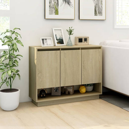 Sideboard Sonoma-Eiche 97x31x75 cm Holzwerkstoff