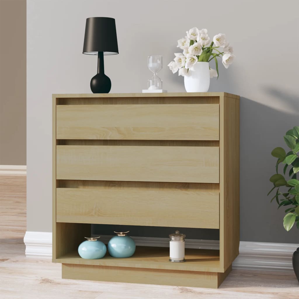 Sideboard Sonoma-Eiche 70x41x75 cm Holzwerkstoff