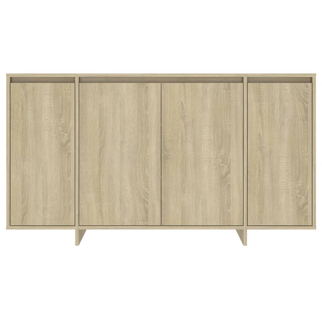 Sideboard Sonoma-Eiche 135x41x75 cm Holzwerkstoff