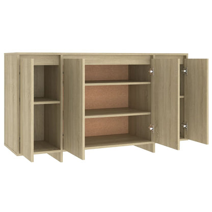 Sideboard Sonoma-Eiche 135x41x75 cm Holzwerkstoff