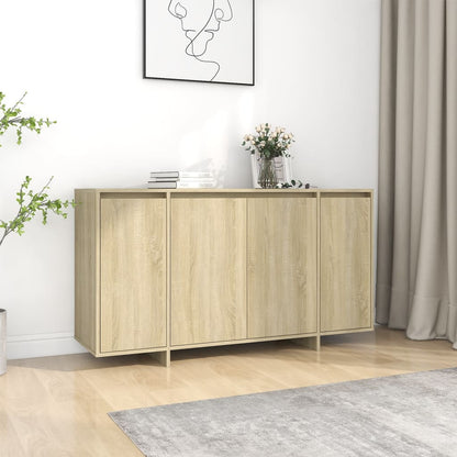 Sideboard Sonoma-Eiche 135x41x75 cm Holzwerkstoff