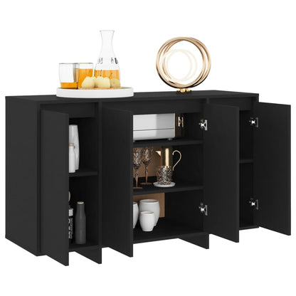 Sideboard Schwarz 120x41x75 cm Holzwerkstoff