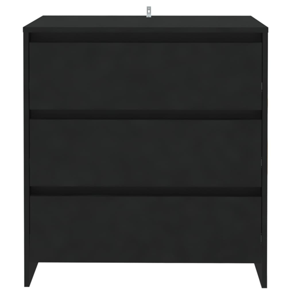 Sideboard Schwarz 70x41x75 cm Holzwerkstoff