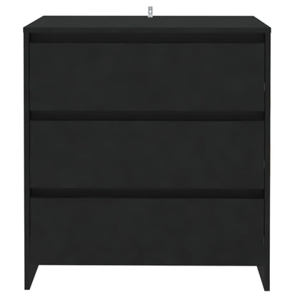 Sideboard Schwarz 70x41x75 cm Holzwerkstoff