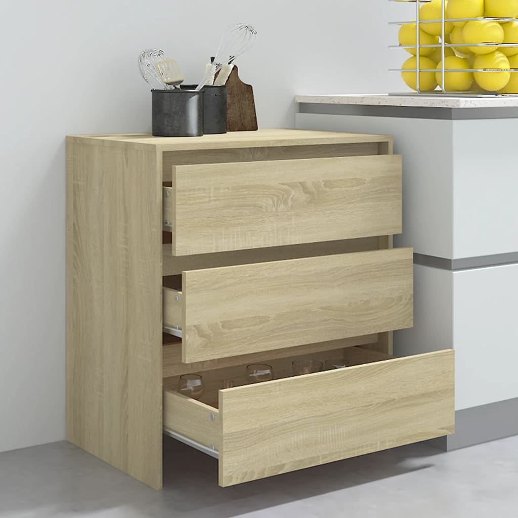 Sideboard Sonoma-Eiche 70x41x75 cm Holzwerkstoff