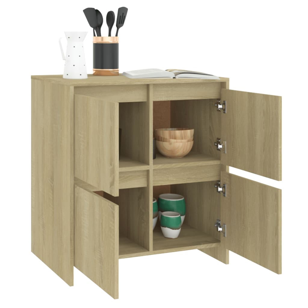 Sideboard Sonoma-Eiche 70x41x75 cm Holzwerkstoff