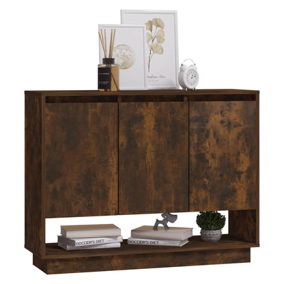 Sideboard Räuchereiche 97x31x75 cm Holzwerkstoff