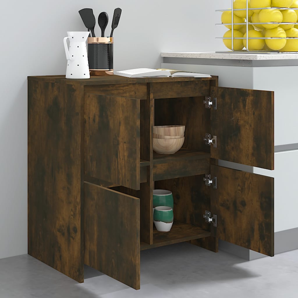 Sideboard Räuchereiche 70x41x75 cm Holzwerkstoff