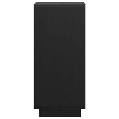 Sideboards 2 Stk. Schwarz 31,5x34x75 cm Massivholz Kiefer